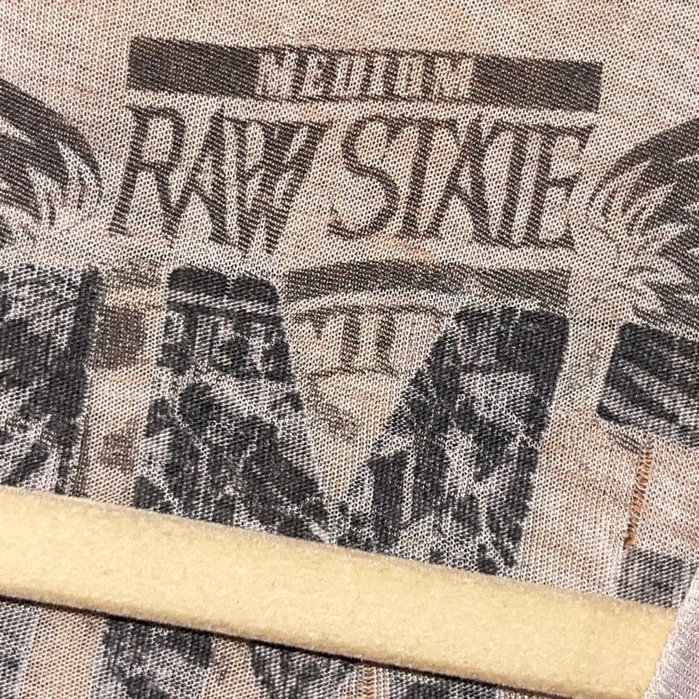 Affliction Raw State Redemption Skull and Wings sheer Y2K 90s vintage shirt - Picture 11 of 11